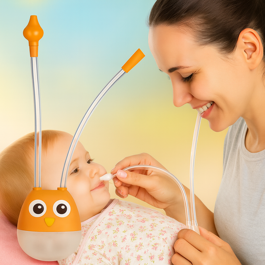 Aspirador Nasal Antirreflujo – Succión Segura con Boquilla de Silicona