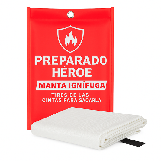 Manta Ignífuga de Emergencia – Seguridad contra Incendios para Hogar, Auto y Exteriores